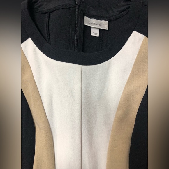 Dress Barn women’s dress neutral office flare skirt knee length - Picture 3 of 7